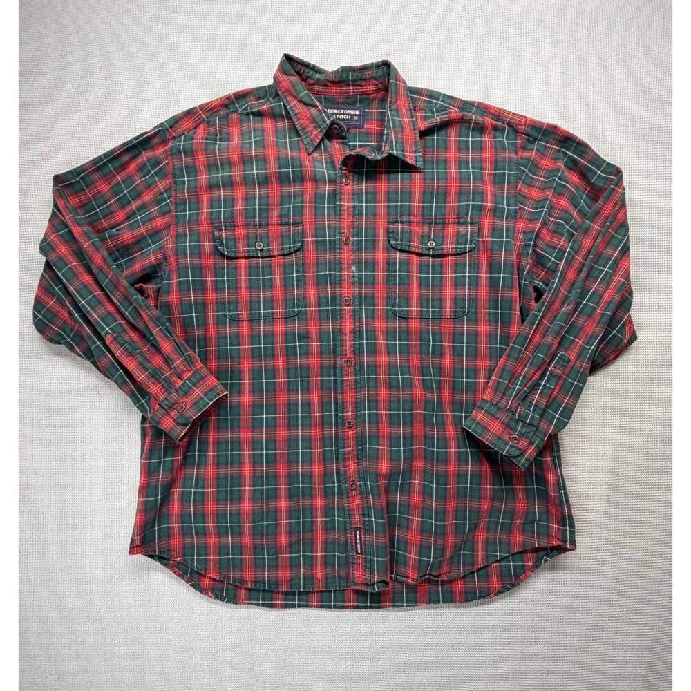 Vintage Abercrombie & Fitch Button Up Flannel Plaid